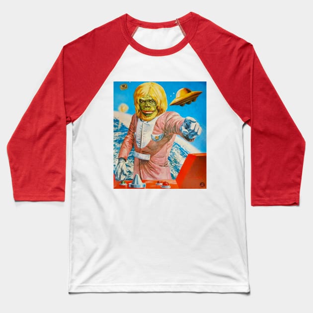 Spectreman Dr. Gori Baseball T-Shirt by Pop Fan Shop
